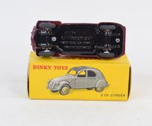 French Dinky Toys 535 Citroen 2cv Virtually Mint/Lovely box