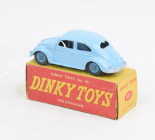 Dinky toys 181 VW Beetle Virtually Mint/Boxed (Plastic hubs)