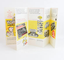Meccano colour concertina leaflet