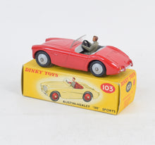 Dinky 103 Austin Healey Civilian Virtually Mint/Lovely box