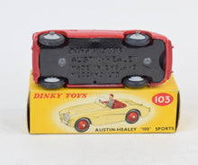 Dinky 103 Austin Healey Civilian Virtually Mint/Lovely box