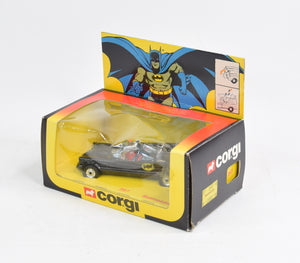 Corgi toys 267 Batmobile Virtually Mint/Nice box (1983 Batcopter decal version)