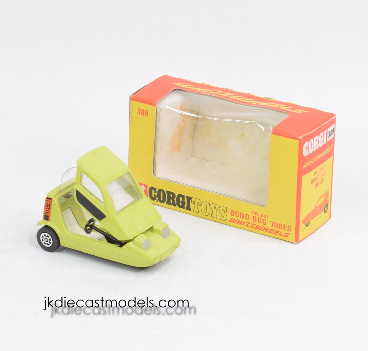 Corgi toys 389 Bond Bug 700ES Virtually Mint/Boxed