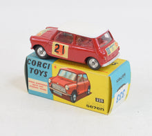 Corgi toys 333 Mini Cooper S 'Sun R.A.C Rally' Virtually Mint/Nice box