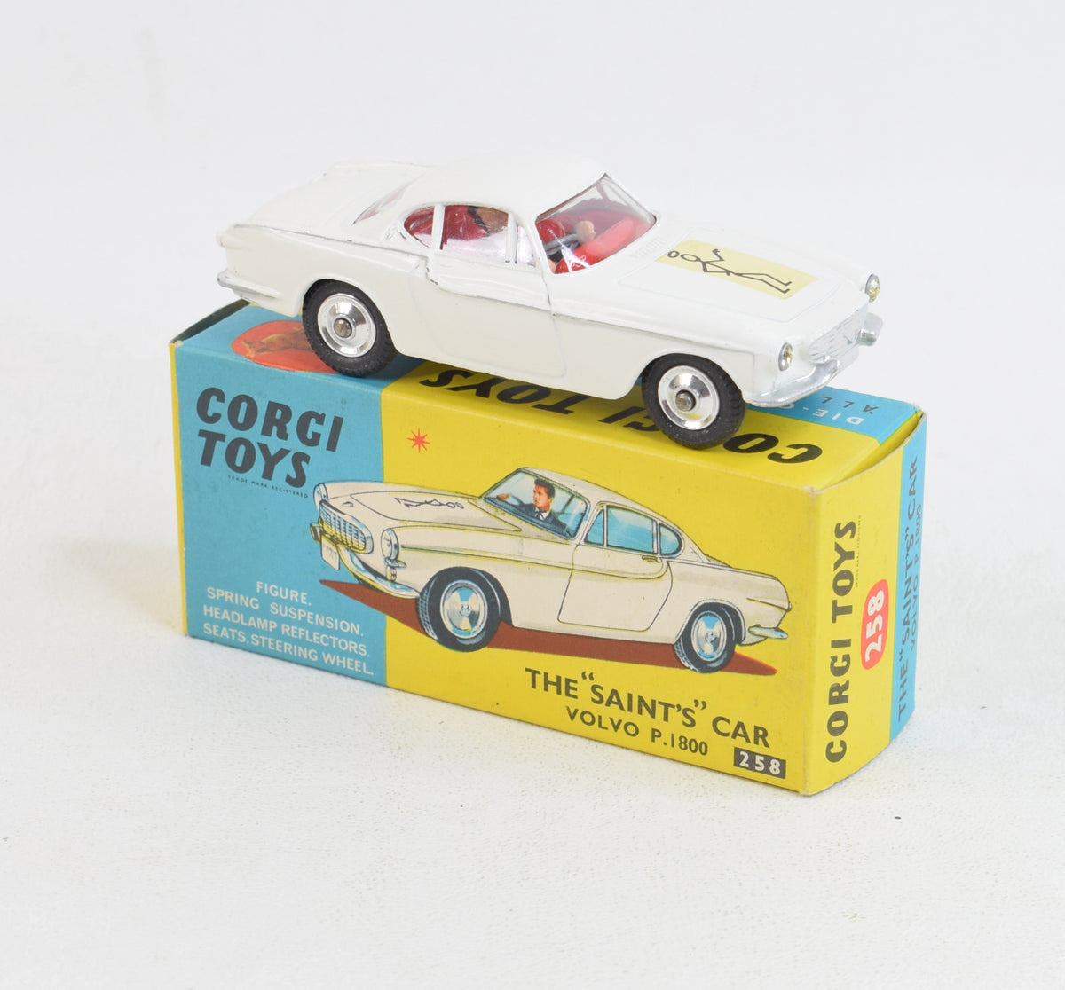 Corgi Toys 258 'Saint' P1800 Virtually Mint/Nice box