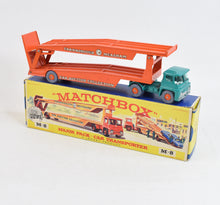 Matchbox King Size M-8 Car Transporter Virtually Mint/Nice box