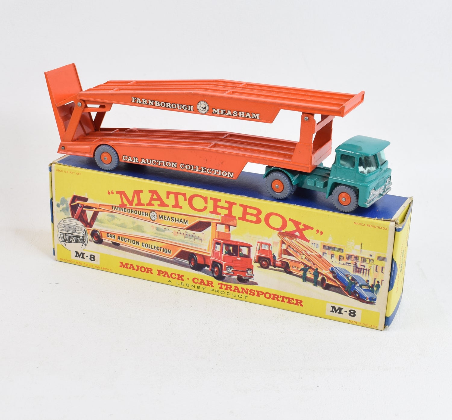 Matchbox King Size M-8 Car Transporter Virtually Mint/Nice box
