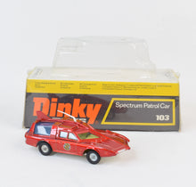 Dinky toys 103 Spectrum Patrol Car Virtually Mint/Nice box (Unley)