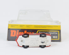 Dinky toys 103 Spectrum Patrol Car Virtually Mint/Nice box (Unley)