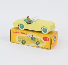 Dinky toys 105 Triumph Tr2 Virtually Mint/Nice box