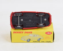 Dinky 182 Porsche 356A Coupe Virtually Mint/Boxed (Shiny spun  hubs)