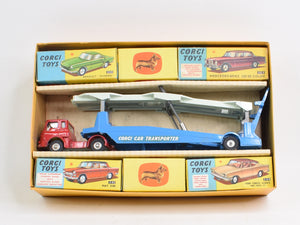 Corgi Toys Gift set 28 Bedford Tractor Unit with four cars Very Near Mint/Boxed ''The Winchester Collection''