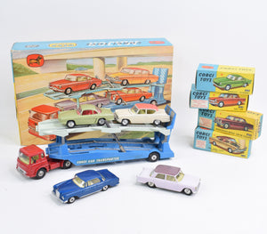 Corgi Toys Gift set 28 Bedford Tractor Unit with four cars Very Near Mint/Boxed ''The Winchester Collection''