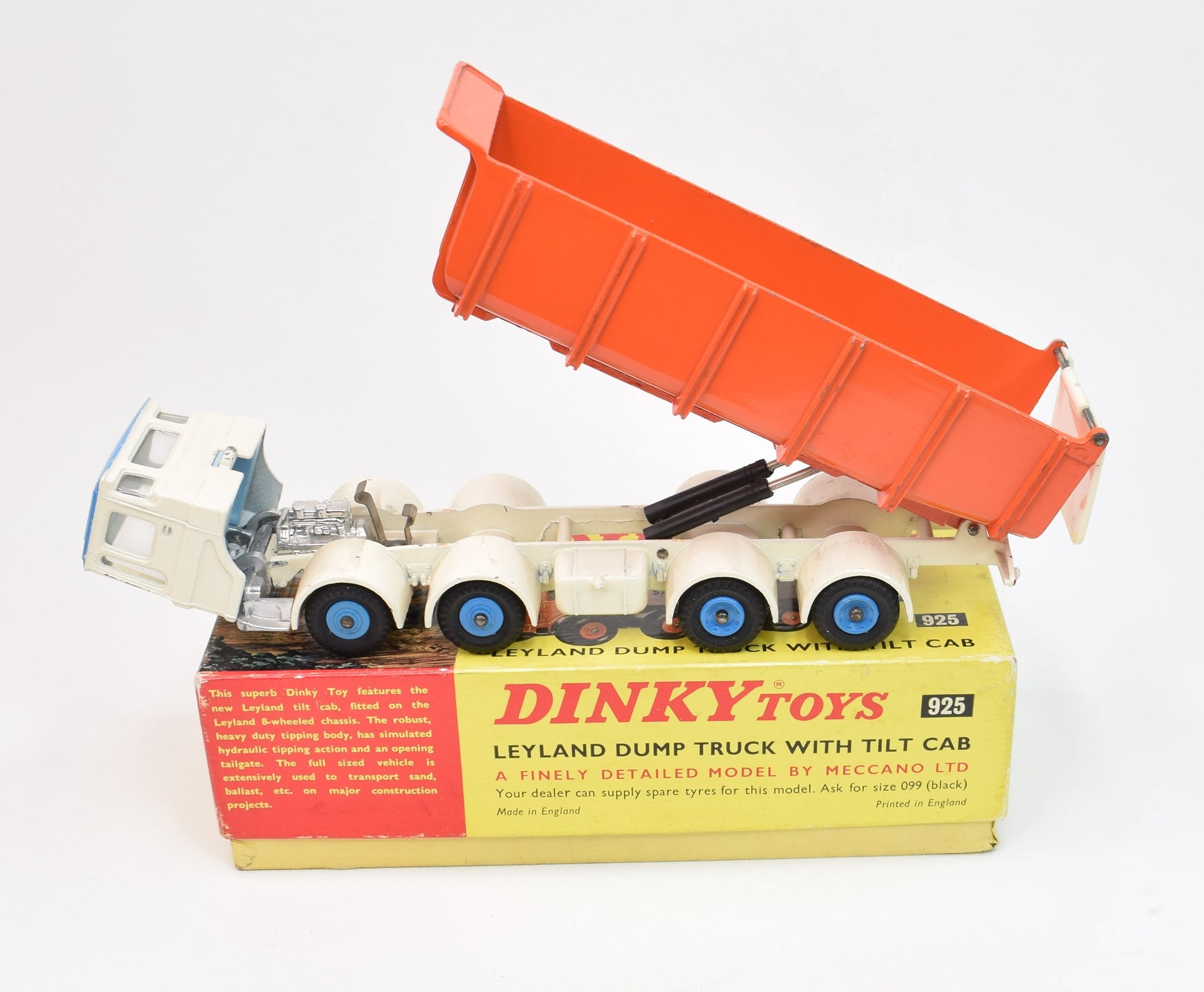 Dinky toys 925 Leyland Dump Truck Very Near Mint/Boxed – JK DIE