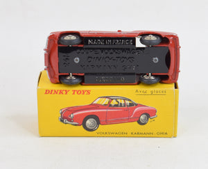 French Dinky Toys 24m VW Karmann Ghia Virtually Mint/Boxed