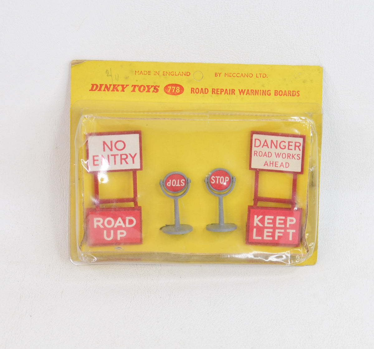 Dinky toys 778 Road repair warning signs Mint/Boxed