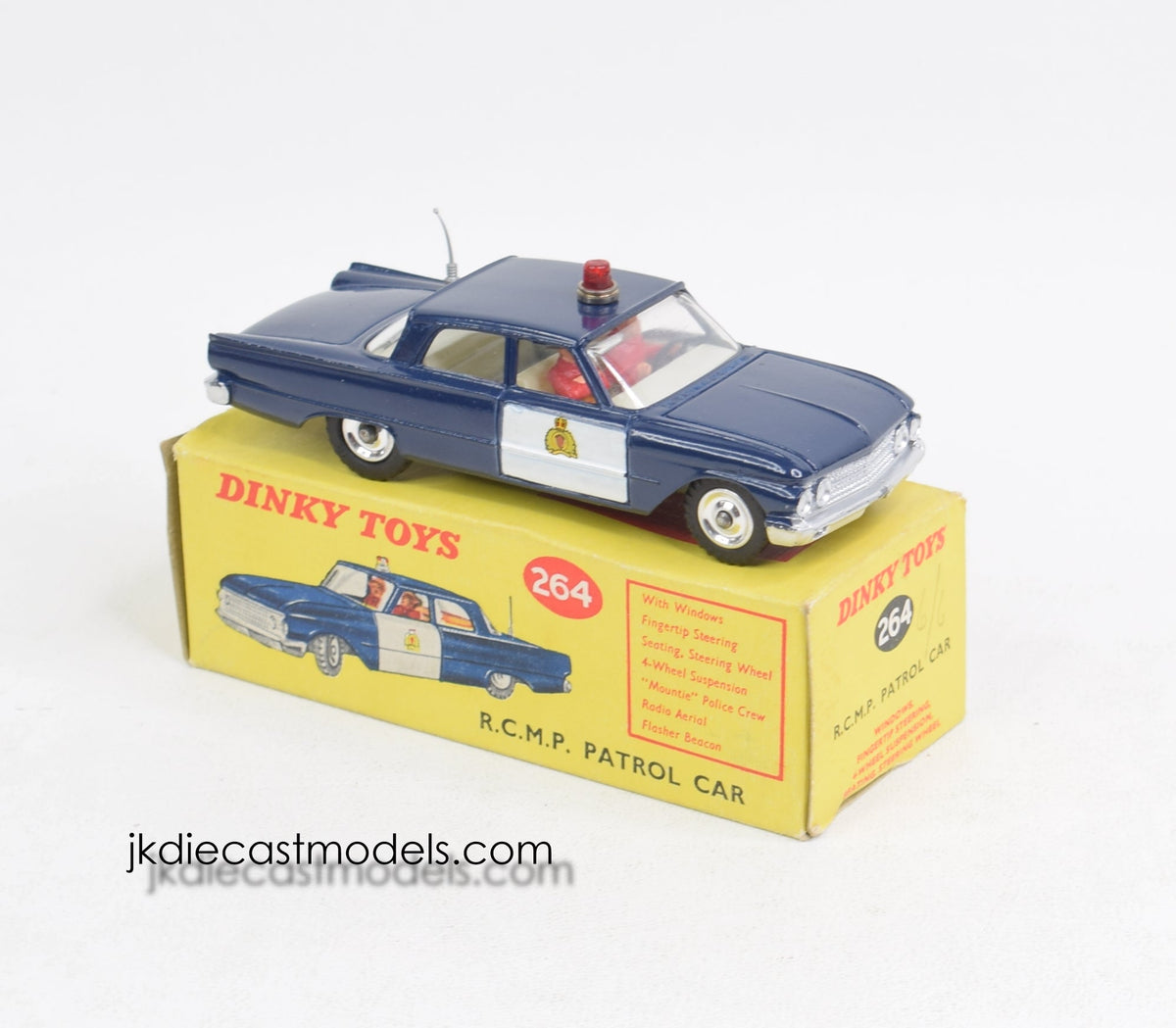 Dinky toys 264 R.C.M.P Patrol Virtually Mint/Nice boxed 'Lansdown Collection'