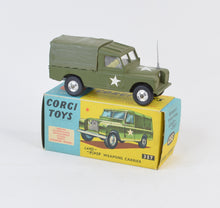 Corgi Toys 357 Land-Rover Weapons carrier Virtually Mint/Boxed
