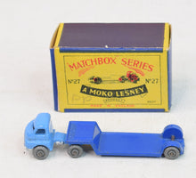 Matchbox Lesney 27 Beford Low loader RW/B1 Virtually Mint/Boxed