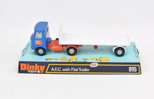 Dinky Toys 915 A.E.C  Virtually Mint/Lovely box 'Truck Hire Co Liverpool' Promotional