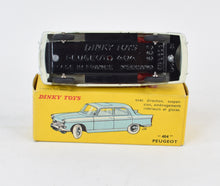 French Dinky 553 Peugeot 404 Virtually Mint/Nice box