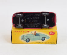 Dinky toy 101 Sunbeam Alpine Virtually Mint/Nice box