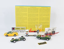 Corgi toys Gift set 37 Lotus Racing Team Virtually Mint/Nice box