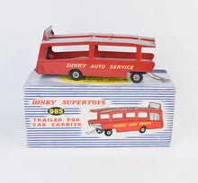 Dinky toys 985 Car Carrier Trailer Very Near Mint/Boxed