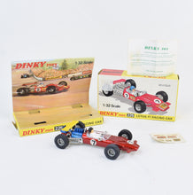 Dinky toys 225 Lotus F1 car Virtually Mint/Nice box