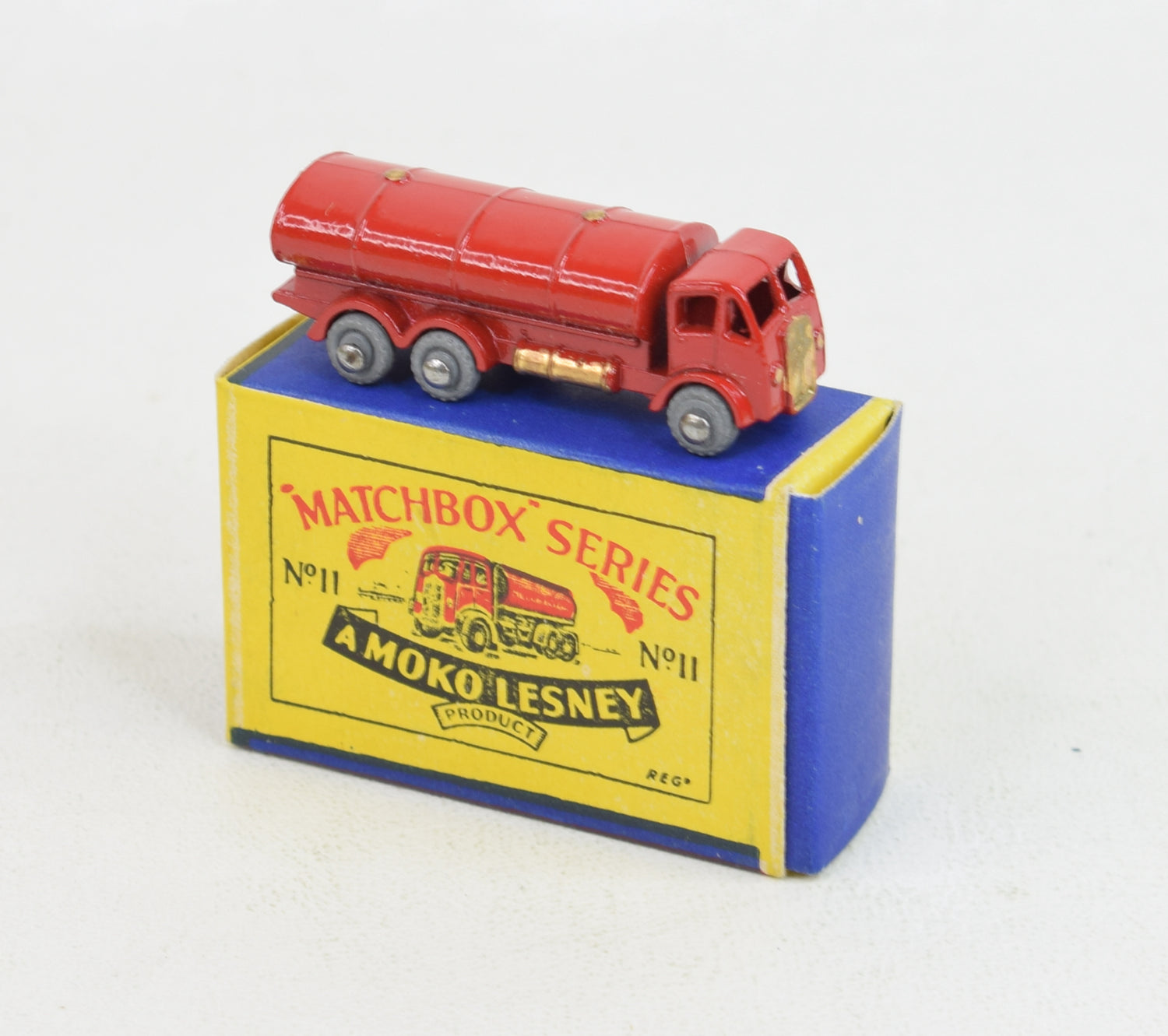 Matchbox Lesney 11 ERF Tanker Virtually Mint/Nice box – JK DIE