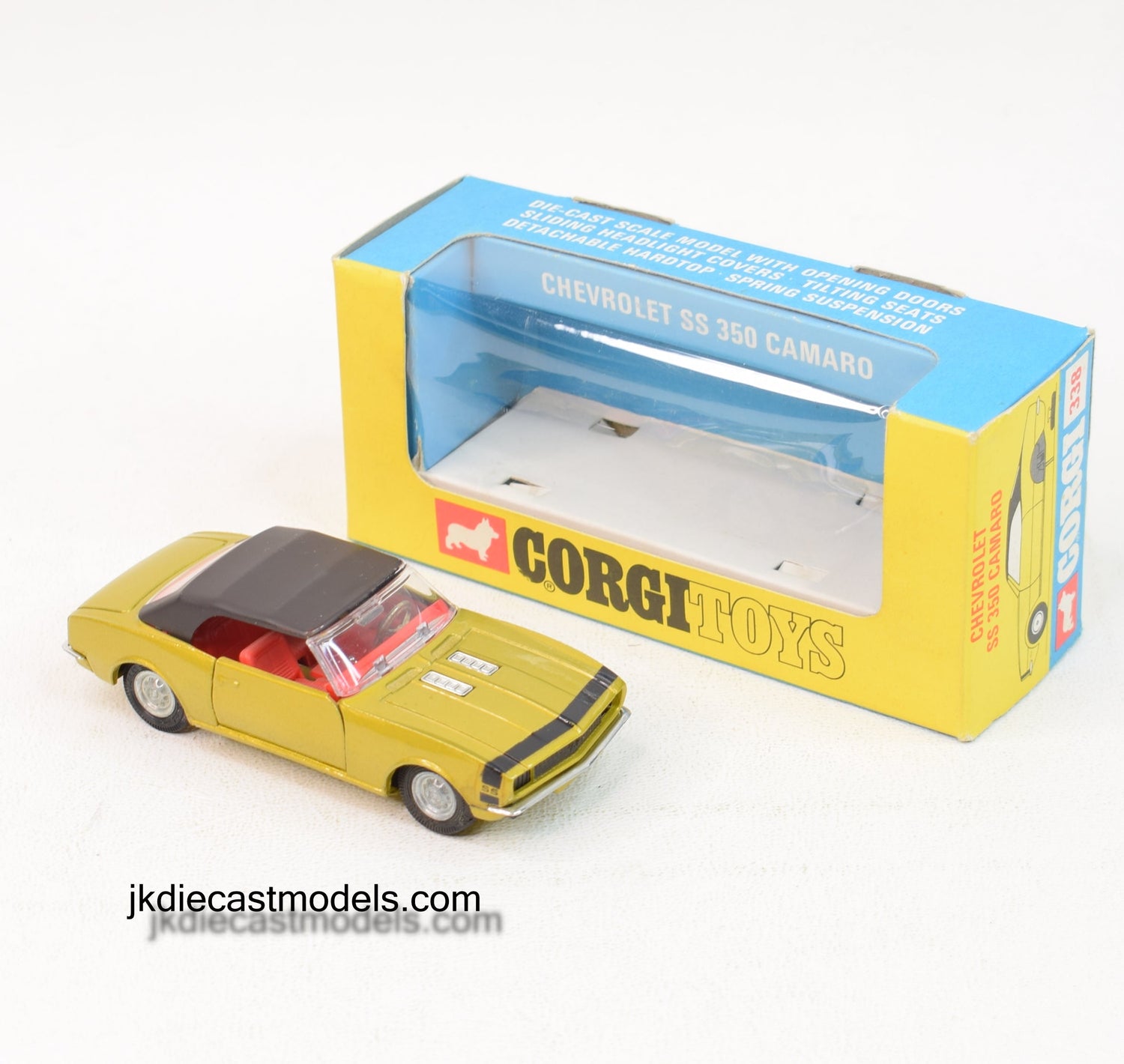 Corgi toys 338 Chevrolet SS 350 Virtually Mint/Lovely box