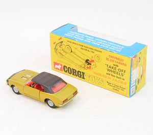 Corgi toys 338 Chevrolet SS 350 Virtually Mint/Lovely box