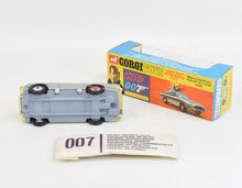 Corgi Toys 270 James Bond DB5 Mint/Nice box (without 270 to box face)