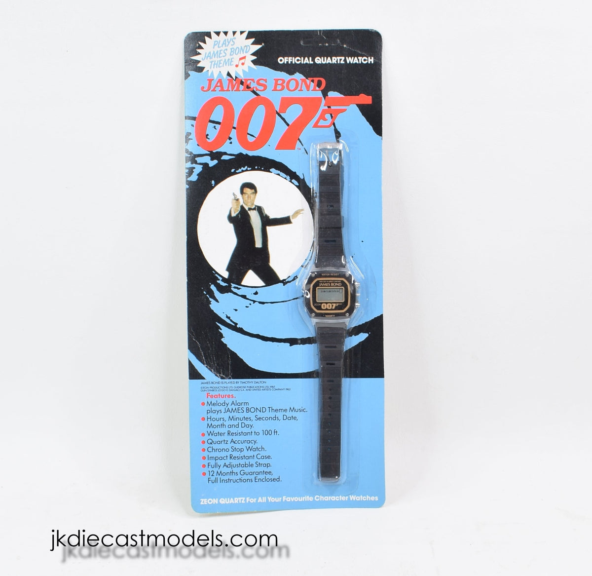 1981 James Bond Zeon Quartz Watch  M.O.C