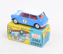 Corgi toys 227 Mini-Cooper Competition Virtually Mint/Nice box