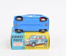 Corgi toys 227 Mini-Cooper Competition Virtually Mint/Nice box