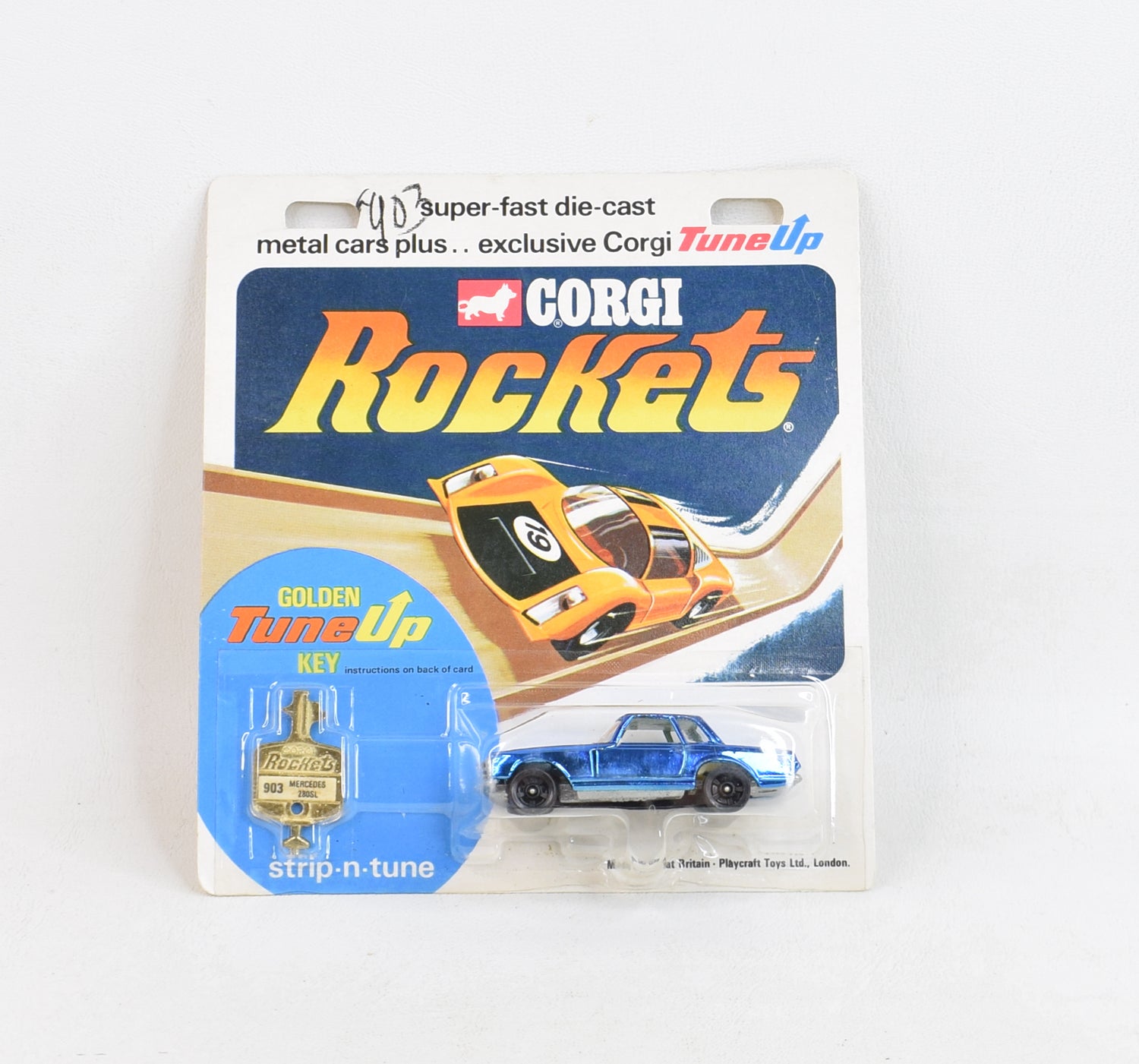 Corgi Rockets 903 Mercedes Benz 280sl M.O.C