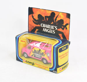 Corgi toys 434 Charlie's Angels Van  Virtually Mint/Boxed 'Blue & Yellow Collection'