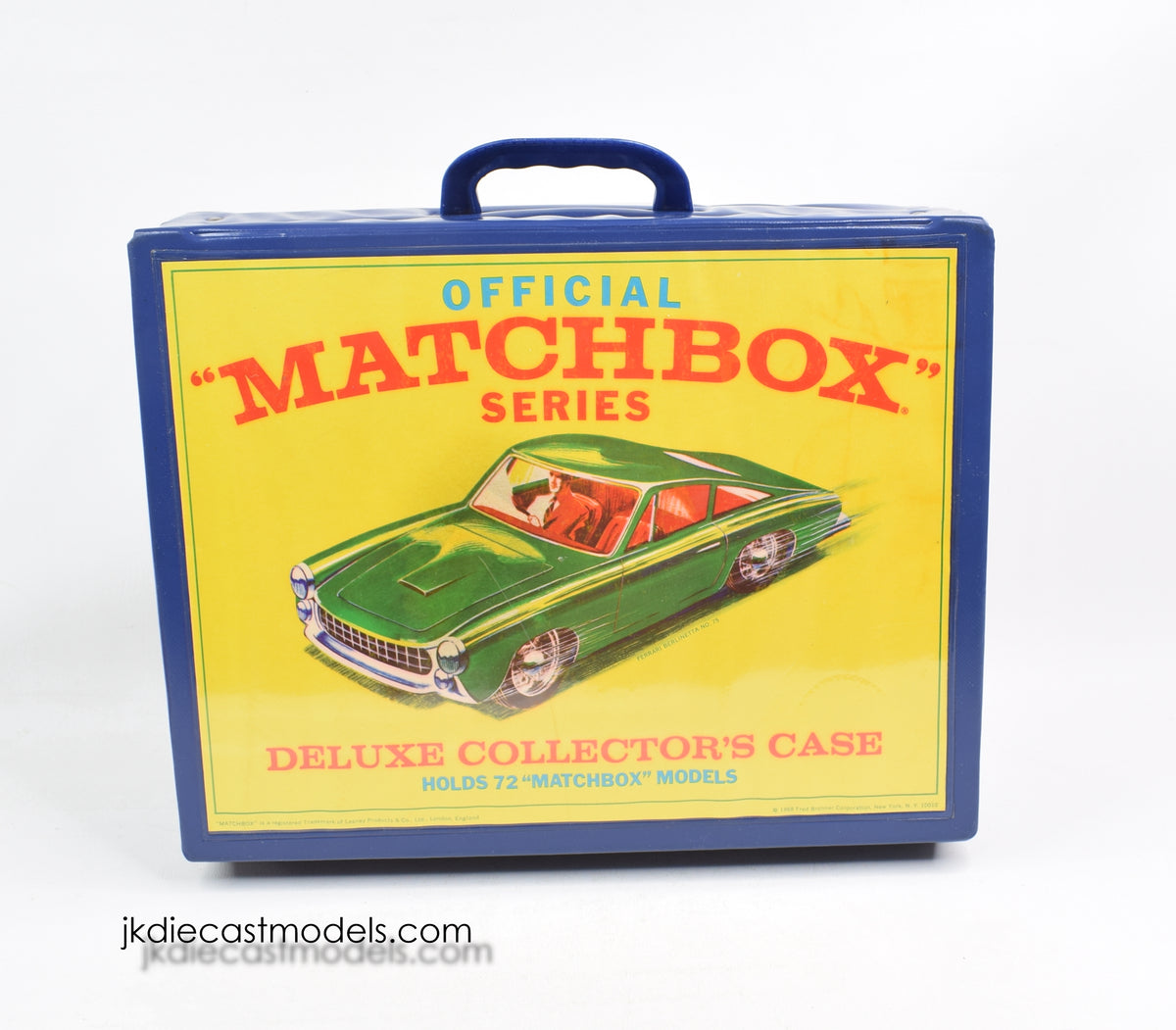 1968 Fred Bronner - De Luxe Matchbox collectors case Mint 'Blue & Yellow Collection'