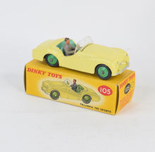 Dinky toys 105 Triumph Tr2 Virtually Mint/Nice box