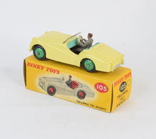 Dinky toys 105 Triumph Tr2 Virtually Mint/Nice box