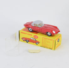 Dinky toy 120 Jaguar e-type Virtually Mint/Nice box (Grey roof)