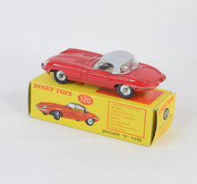 Dinky toy 120 Jaguar e-type Virtually Mint/Nice box (Grey roof)
