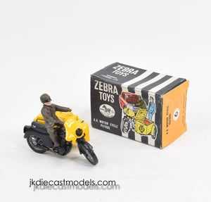 Zebra Toys AA Motor cycle patrol Very Near Mint/Boxed 'Carlton Collection'