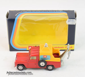 Corgi Toys 477 Land-Rover Breakdown Virtually Mint/Nice box (Transitional issue with cast hub/tyre winder)