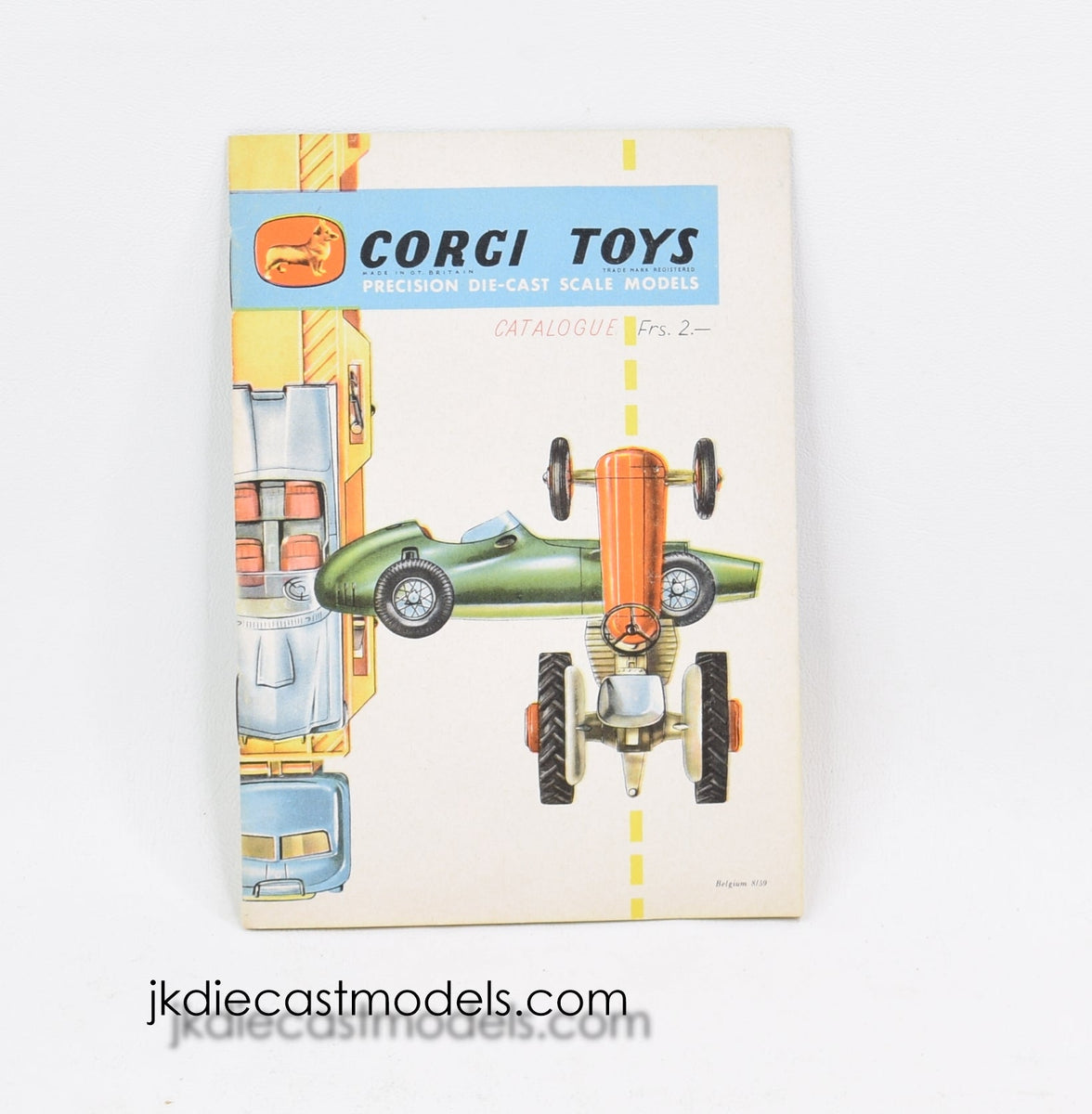Belgium issue of Corgi toys 8/1959 Catalogue 'Dryden Collection'