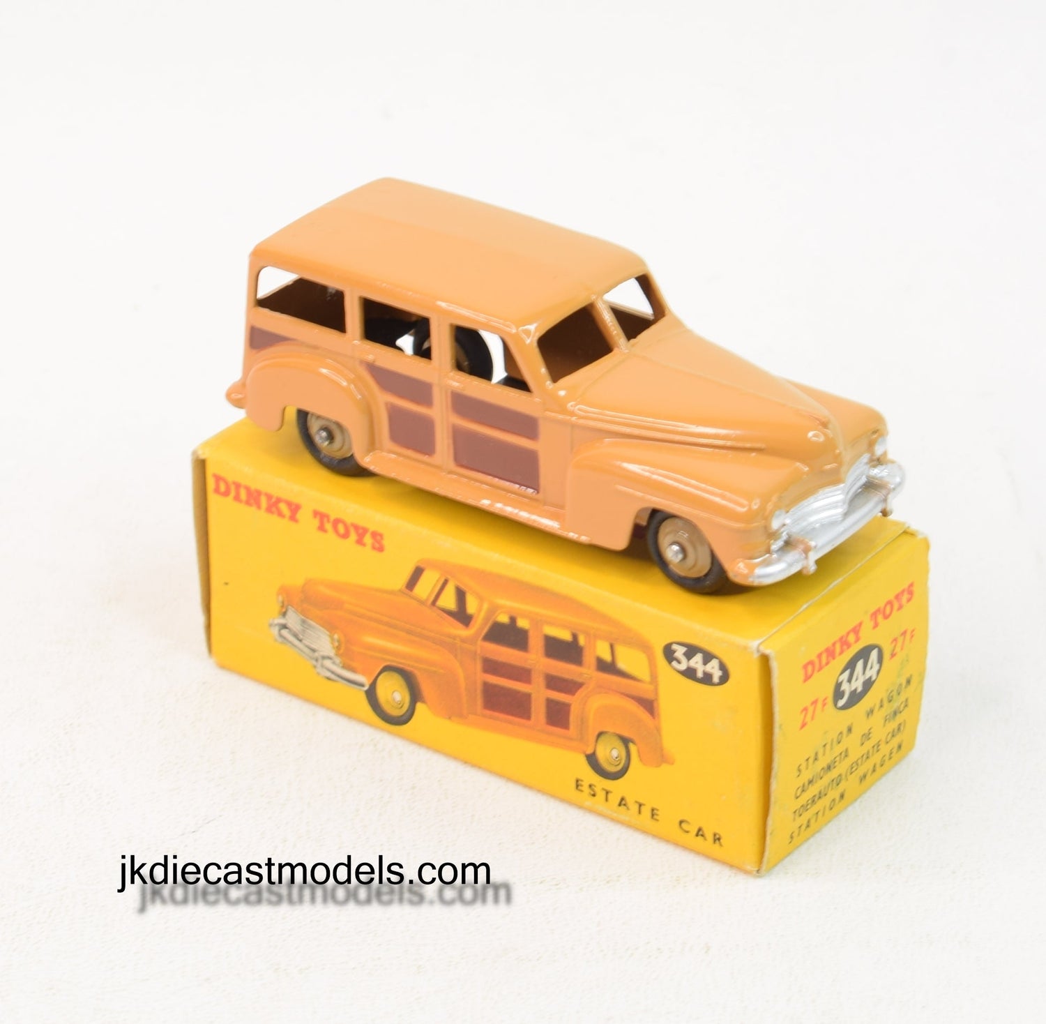 Dinky toy 27f/344 Estate car Virtually Mint/Boxed (Fawn hubs)