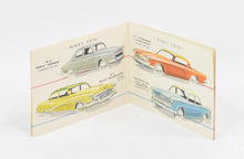 French Dinky toys 1956 Catalogue 'Dryden' Collection