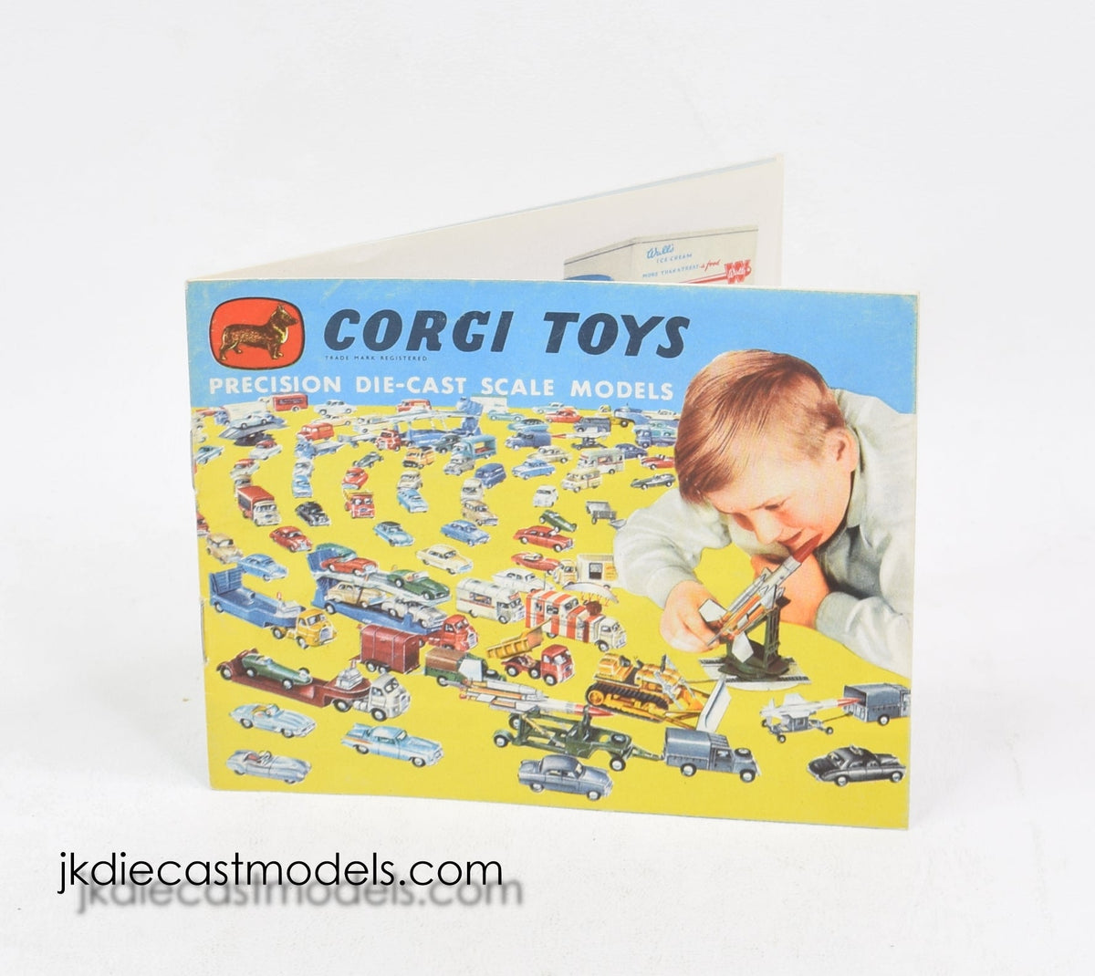 Belgium issue of Corgi toys 10/1958 Catalogue 'Dryden Collection'