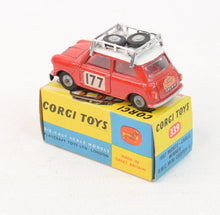 Corgi Toys 339 Austin Monte Carlo Mini Cooper 'S'. Very Near Mint/boxed 'Ribble Valley' Collection